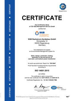 Certifikát ISO 14001:2004